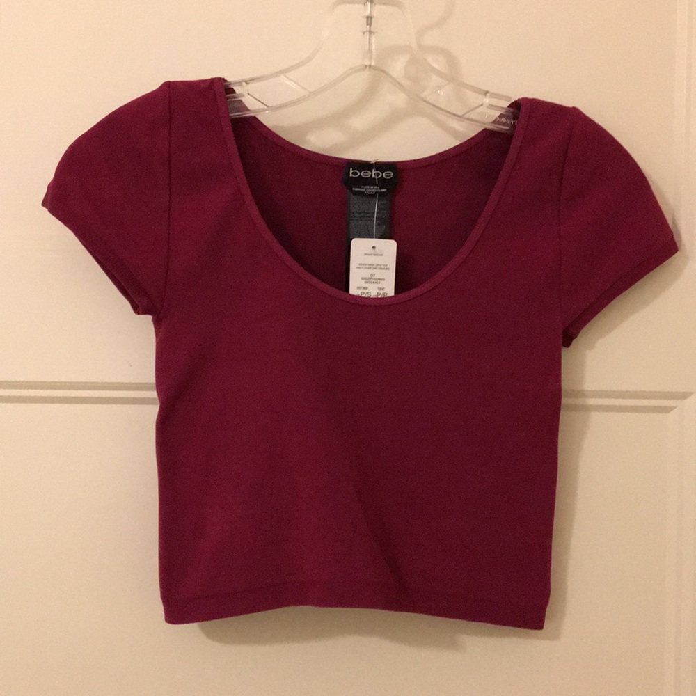 NWT Scoop Neck Crop Top